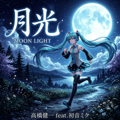 Moon Light (feat. HATSUNE MIKU) Front Cover