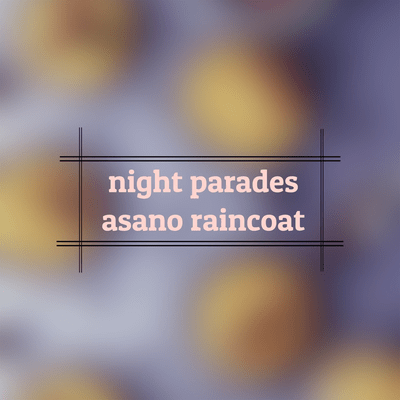 night paradesのジャケット写真