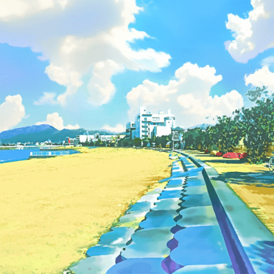 Summer coast Front Cover