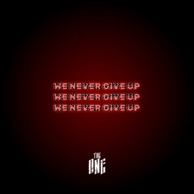 We never give up Front Cover