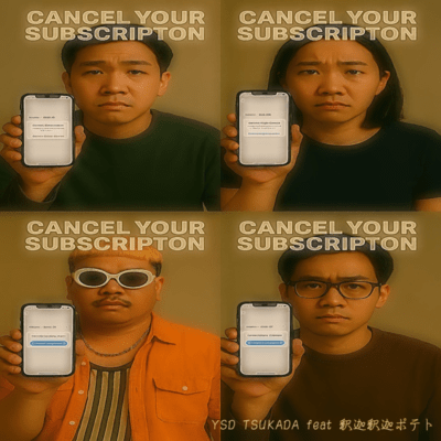 CANCEL YOUR SUBSCRIPTION (feat. 釈迦釈迦ポテト)のジャケット写真