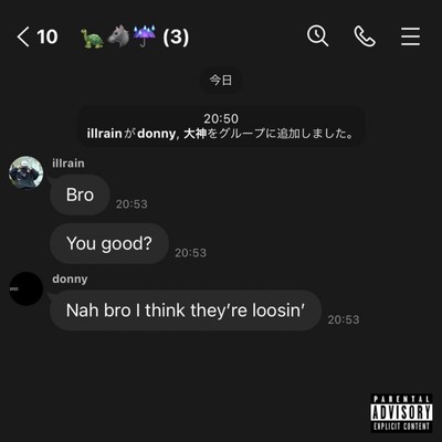 loosin' (feat. Donatello & 大神)のジャケット写真