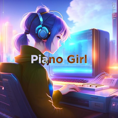 Swaying Among the Waves: Calm Piano Collection Spending Time with the Sea Front Cover