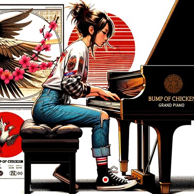 Piano Covers of BUMP OF CHICKEN Front Cover