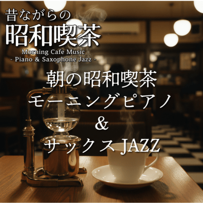 Morning Showa-Era Style Cafe: Morning Piano & Saxophone Jazz Vol. 3 Front Cover