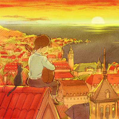 Playing on the Guitar / Hayao Miyazaki & Studio Ghibli ~Teens&Drama Edition~ Front Cover
