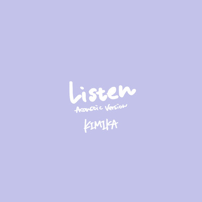 Listen (Acoustic Version) Front Cover