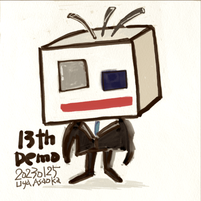 u-ya asaoka 13th_Demo_20230125 (pre-production/Demo)のジャケット写真