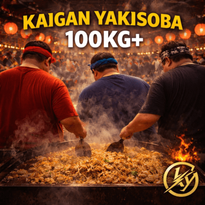 KAIGAN YAKISOBA 100KG+ (feat. Tete Kanata) Front Cover