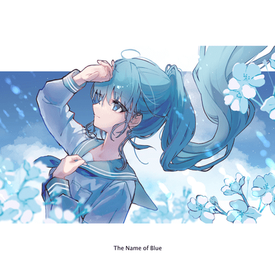 The Name of Blue Front Cover