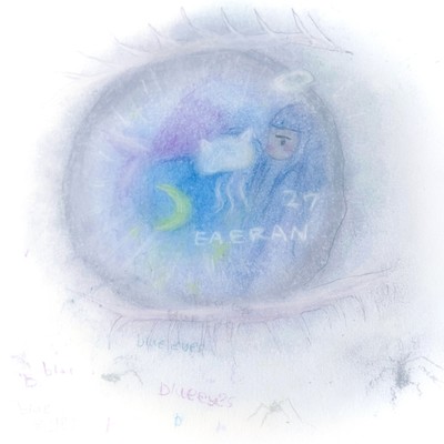 blue eyes (feat. EAERAN & Frozy) Front Cover
