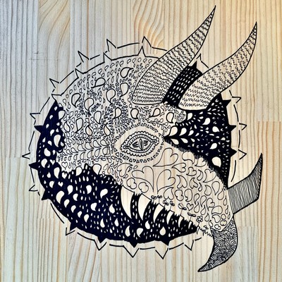 Tricera moon Front Cover