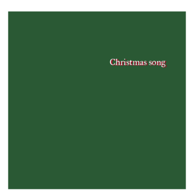 Christmas Song Front Cover