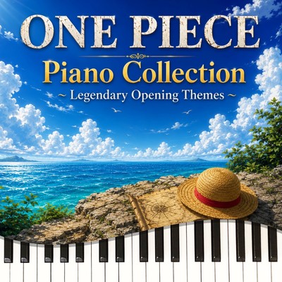 ONE PIECE Piano Collection ~Legendary Opening Themes~ (Piano Cover) Front Cover