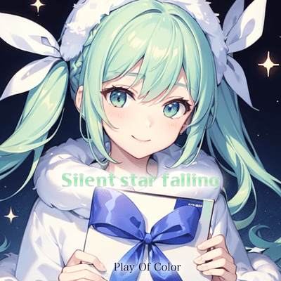 Silent star falling (feat. HATSUNE MIKU) Front Cover