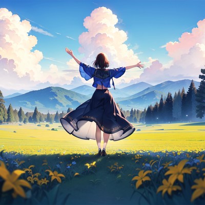 Summer Field, Under the Sky Front Cover