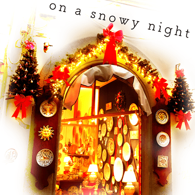 on a snowy night Front Cover