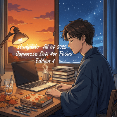 studydato - All of 2025 - Japanese Lofi for Focus Edition 4 Front Cover
