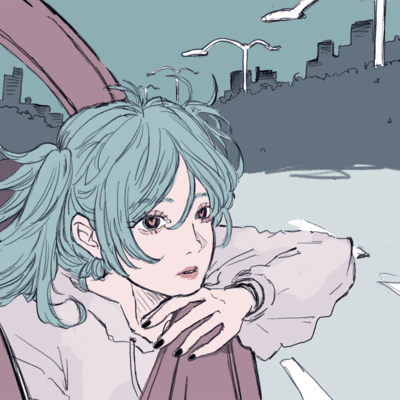 街は夕刻、土砂降りになった (feat. 初音ミク)のジャケット写真