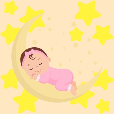Lullaby music box tunes recommended for soothing nighttime crying in babies, with a 70% success rate Front Cover