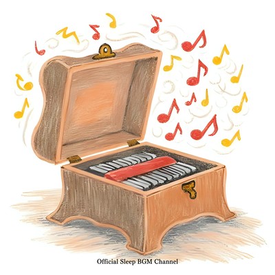 Recommended music box for alpha waves and piano that improve sleep quality Front Cover