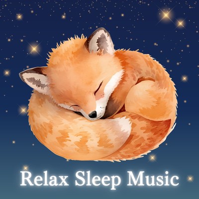 Stress-free ASMR for sleep BGM Front Cover