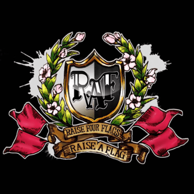 RAISE FOUR FLAGS Front Cover