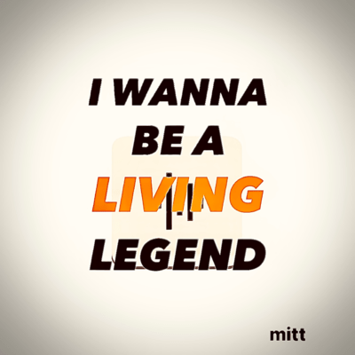 I WANNA BE A LIVING LEGENDのジャケット写真