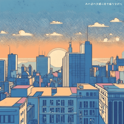 あの日の夕陽に手を振りながらのジャケット写真