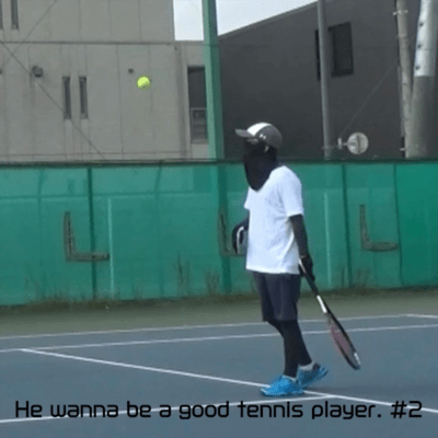 He wanna be a good tennis player. #2のジャケット写真