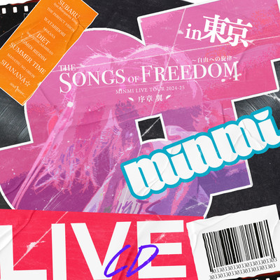 MINMI LIVE TOUR 2024-2025 「THE SONGS OF FREEDOM 自由への旋律 序章 翼」 (Live at キネマ倶楽部, 東京, 2024)のジャケット写真