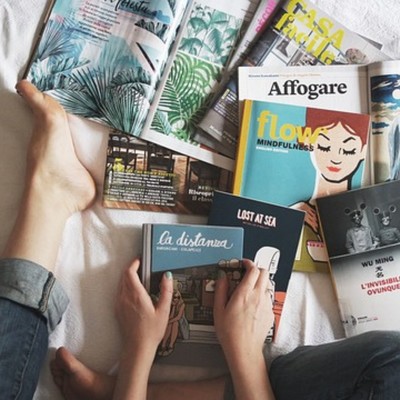 Relaxing music for reading with cozy music Front Cover
