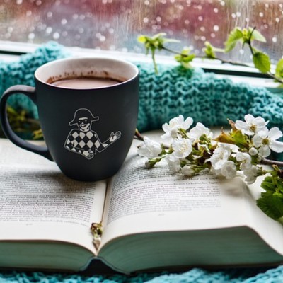 Music to listen to during a relaxing moment spent at a cafe Front Cover