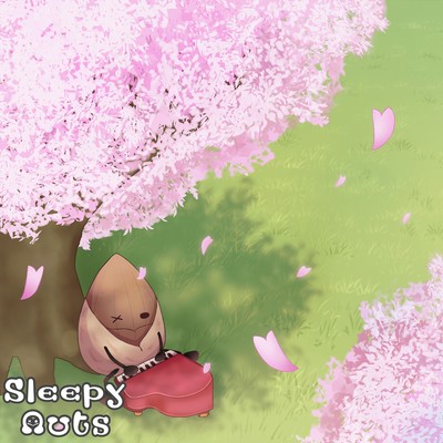 Relaxing BGM of spring synthesizers and natural sounds In a quiet forest with spring rain Front Cover