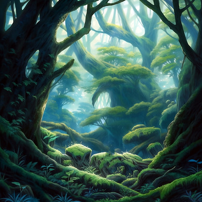 Healing Ghibli masterpiece cover that invites you to a relaxing sleep Front Cover