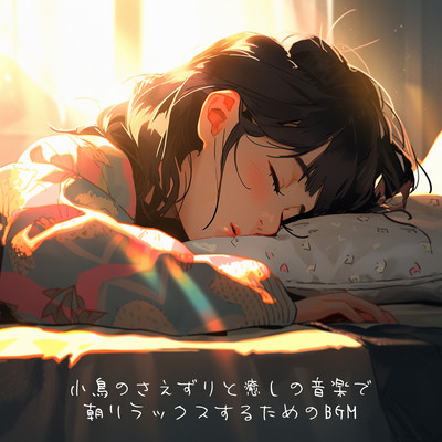 BGM for morning relaxation with the chirping of birds and healing music Front Cover