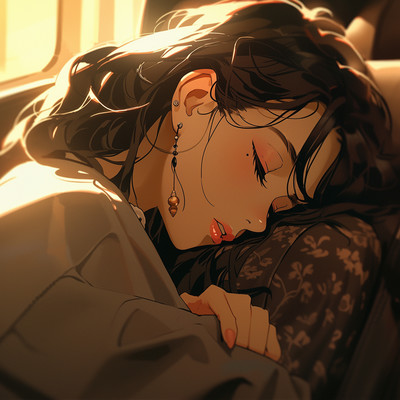 Natural sounds BGM for sleeping unintentionally taking a nap with healing music Front Cover