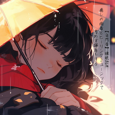 Nature sounds Sleep BGM Fall asleep with the healing sound of rain and healing music Front Cover