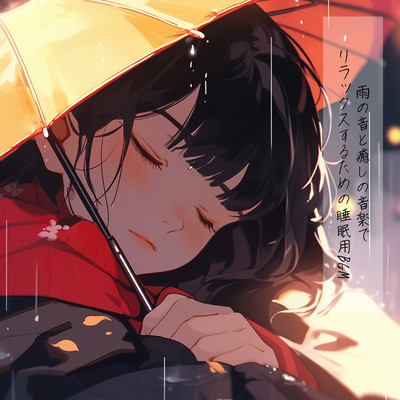 Sleep BGM to relax with the sound of rain and healing music Front Cover