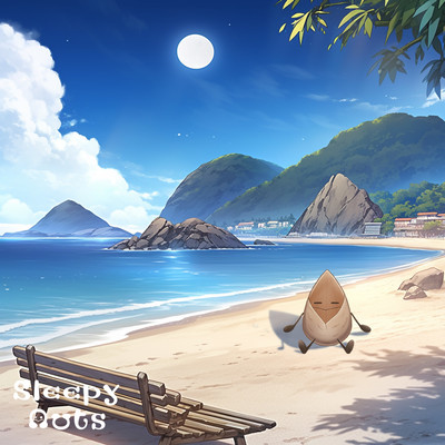 Natural sounds Sleep BGM Fall asleep instantly with the healing sound of waves and healing music Front Cover