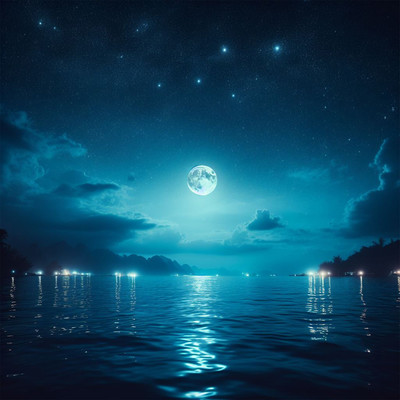 Sleep music Alpha wave guitar for super deep sleep Moonlight Front Cover