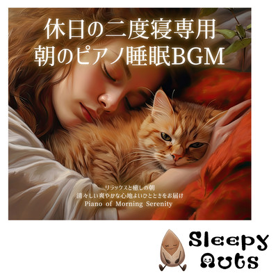 Morning piano sleep BGM for sleeping twice on holidays A relaxing and healing morning Delivering a refreshing and comfortable moment Piano of Morning Serenity Front Cover