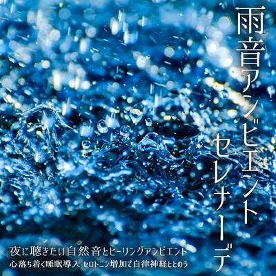 Rain Sound Ambient Serenade - Natural sounds and healing ambient that you want to listen to at night. Calms the mind and induces sleep. Increases serotonin and strengthens the autonomic nervous system. Front Cover