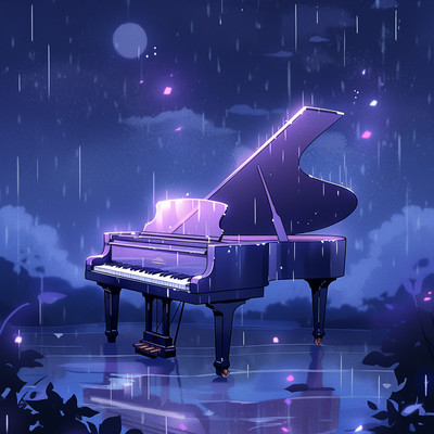 Super deep sleep piano rain that melts your brain A healing melody that calms your autonomic nerves Music that uses natural sounds and rain sounds to relieve tension Front Cover