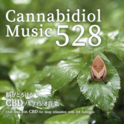 Cannabidiol Music 528 Chill time with CBD for deep relaxation with 528 Solfeggio CBD solfeggio music that melts your brain Front Cover