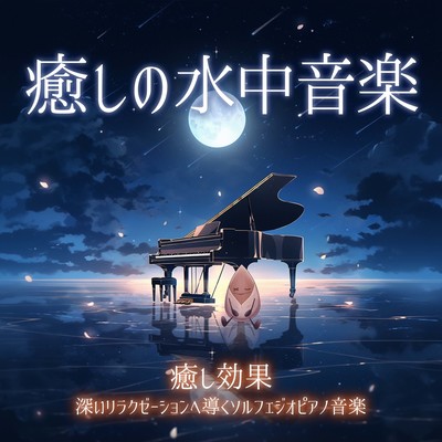 Healing underwater music Solfeggio piano music that leads to deep relaxation Healing effect Front Cover