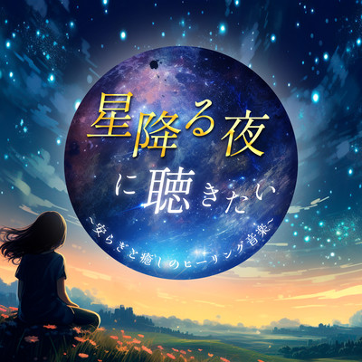 Listening to a Starry Night - Peaceful and Healing Healing Music Front Cover