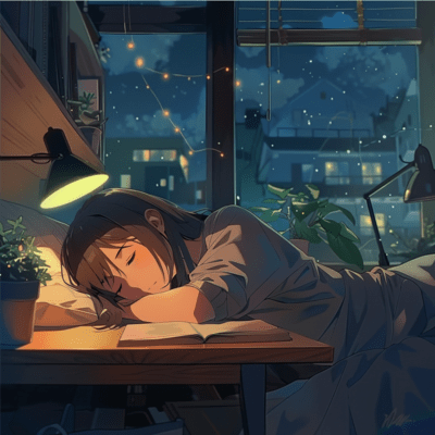 Music to fall asleep to sound dozing while reading at night when you can't sleep, sleep soundly Improved quality of sleep Front Cover