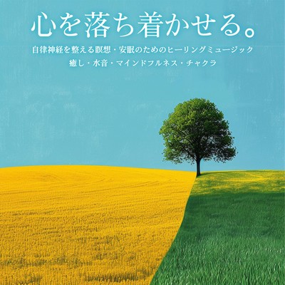 心を落ち着かせる。 自律神経を整える瞑想・安眠のためのヒーリングミュージック 癒し・水音・マインドフルネス・チャクラのジャケット写真