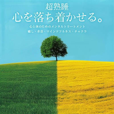 心を落ち着かせる。 超熟睡 心と体のためのメンタルトリートメント 癒し・水音・マインドフルネス・チャクラのジャケット写真